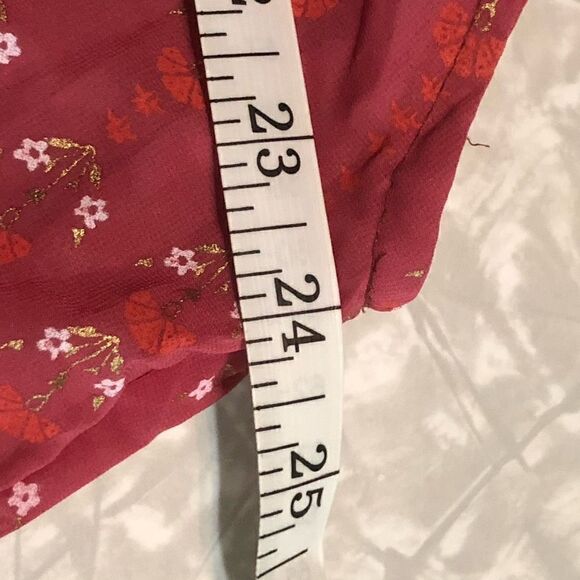 ana & rose art nouveau print mauve a line loose fit tank dress one size spring - Picture 8 of 8